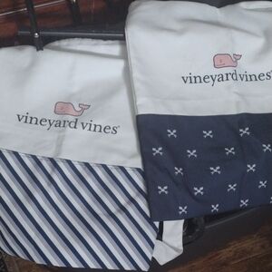 Vineyard Vines Navy and White Tote Collection